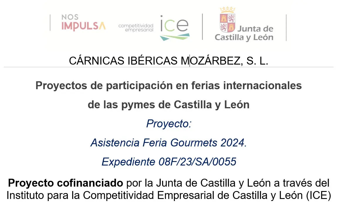 Proyectos de participación en ferias internacionales de las pymes de Castilla y León